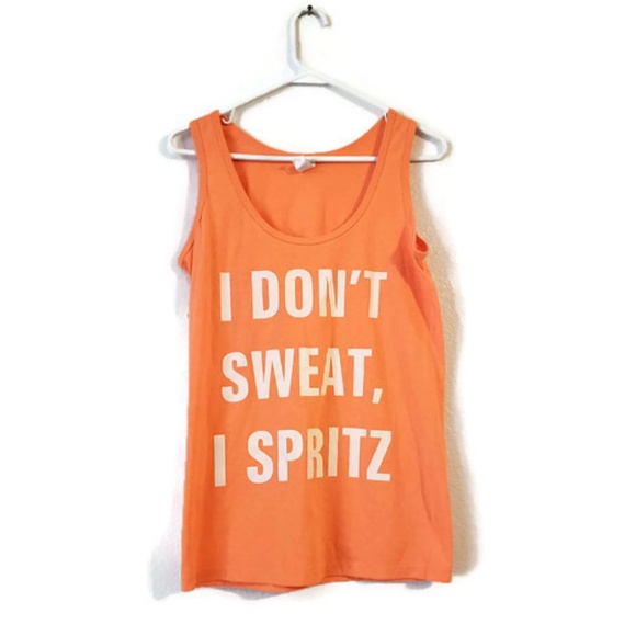 The Concert Tee "I don't sweat, I spritz" tank top - Picture 1 of 3